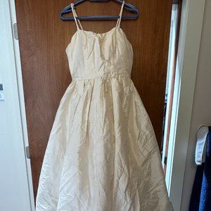 Custom Raw Silk Dress, Sz 8